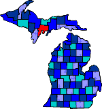 Delta county map