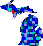 Dickinson county map