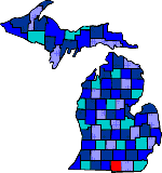 Hillsdale county map