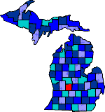 Ionia county map